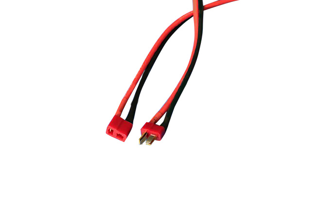 T型公母插頭線無(wú)人機(jī)充電電源線束